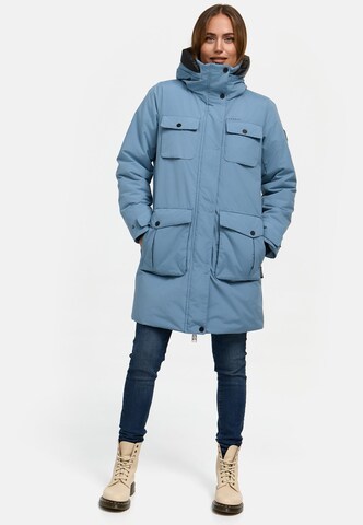 Parka invernale 'Eissturm 14' di NAVAHOO in blu: frontale