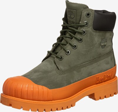 TIMBERLAND Lace-Up Boots 'Toe Bee' in Green / Orange, Item view