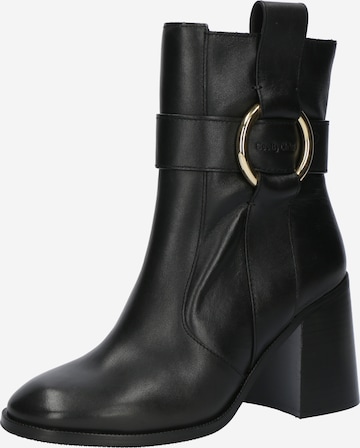 Stivaletto 'NEW RING LINE' di See by Chloé in nero: frontale