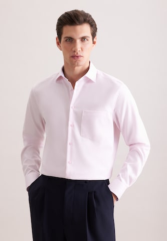 Coupe regular Chemise business 'Schwarze Rose' SEIDENSTICKER en rose : devant