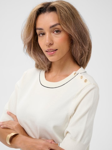 balta Cream Megztinis 'CRVillea'