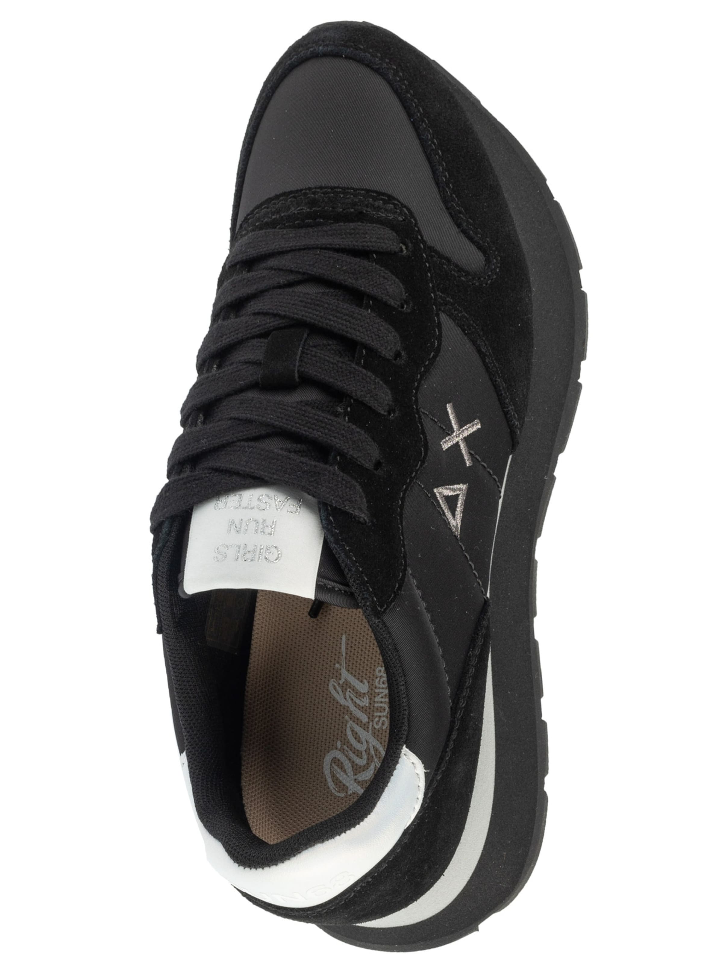 SUN68 Sneakers laag 'SUN68 Ally Gold Silver' in Zwart