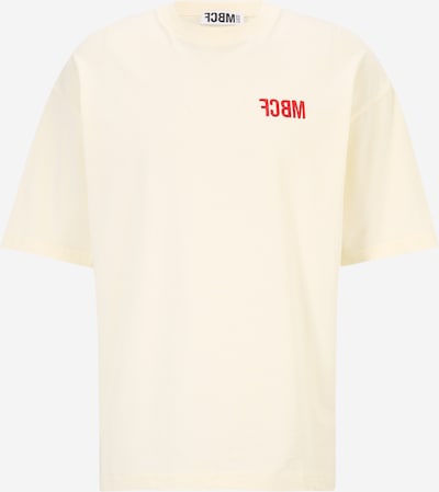 FCBM T-Shirt 'Arian' en jaune clair / gris / rouge, Vue avec produit