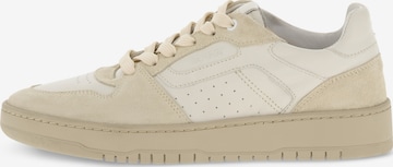 Baskets basses Boggi Milano en blanc : devant