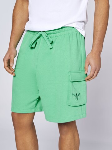 CHIEMSEE Regular Pants in Green