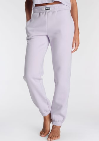 LASCANA Tapered Pants in Purple: front