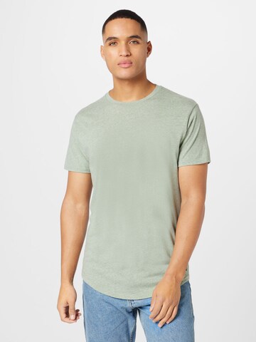 T-Shirt HOLLISTER en vert : devant