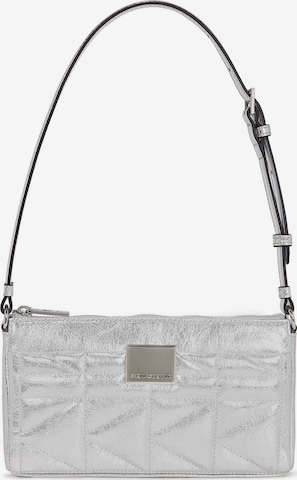 sidabrinė Karl Lagerfeld Rankinė ant peties 'Kuilt': priekis