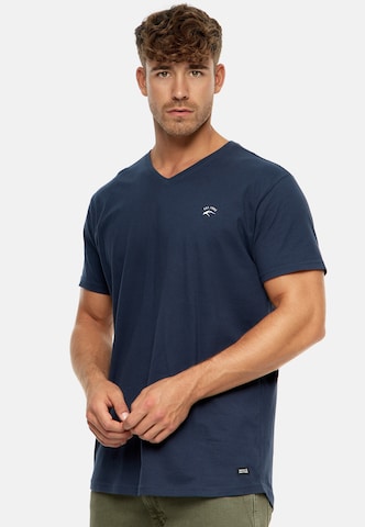 INDICODE JEANS Shirt 'Clever' in Blauw