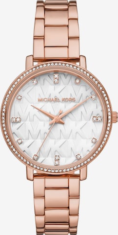 Montre à affichage analogique Michael Kors en rose : devant