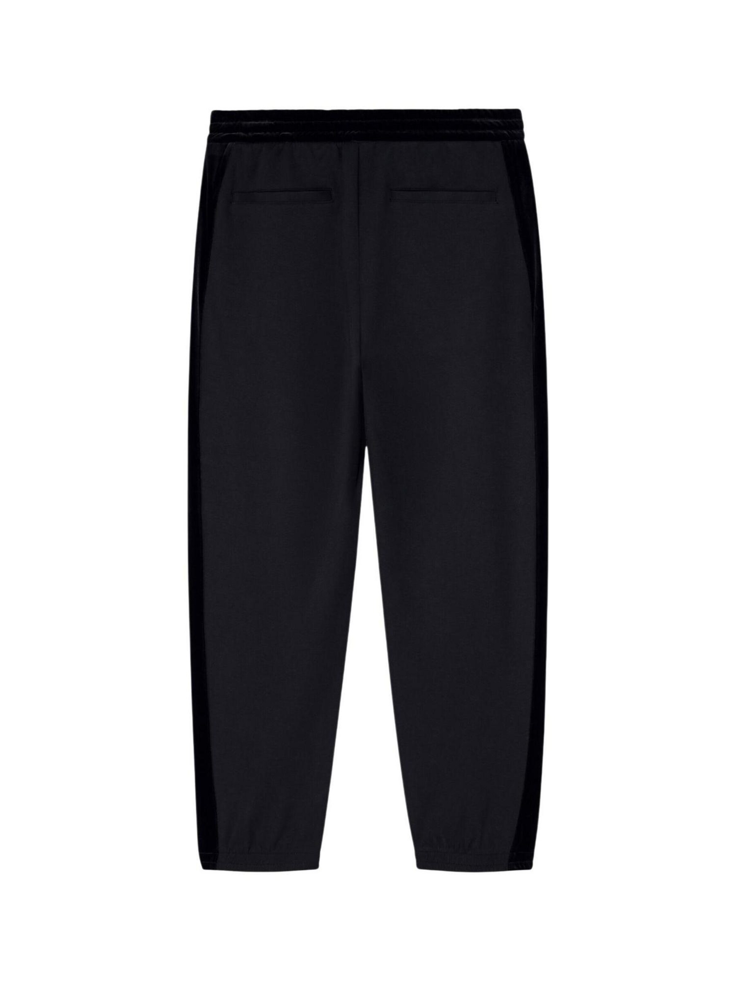 ARMANI EXCHANGE Wide leg Sportbroek 'XM002924 AF19936' in Zwart