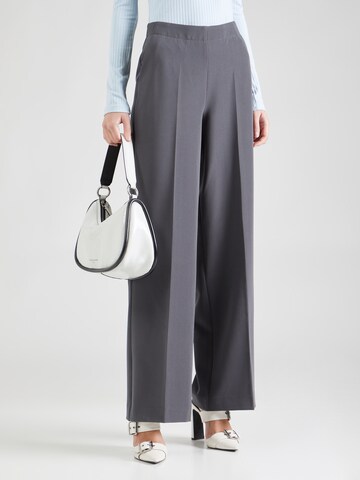 modström Wide Leg Hose 'Nelli' in Grau: predná strana