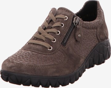 WALDLÄUFER Athletic Lace-Up Shoes in Brown