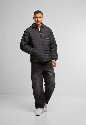 HOMEBOY Winter Jacket 'Cobblestone Coach' in Black
