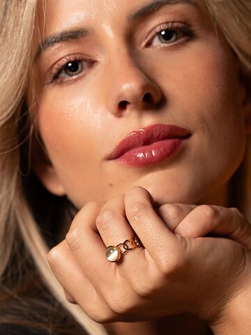 Chic by LirettePrsten 'Ring Stone Round' - zlatna boja