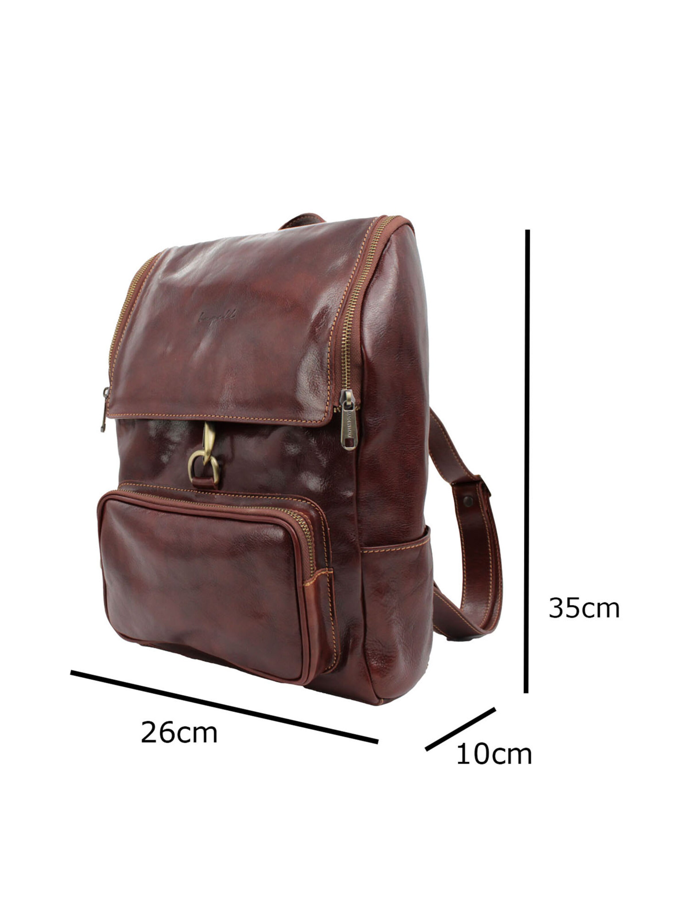 bupell Backpack 'Gianni' in Brown
