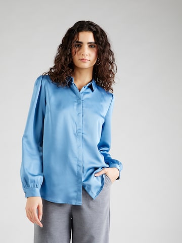 VILA Blouse 'ELLETTE' in Blauw: voorkant