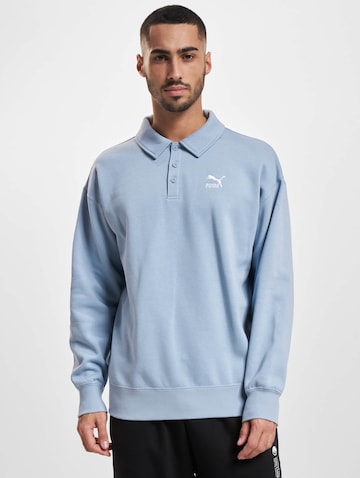 PUMA Sweatshirt 'Classics' in Blau: predná strana