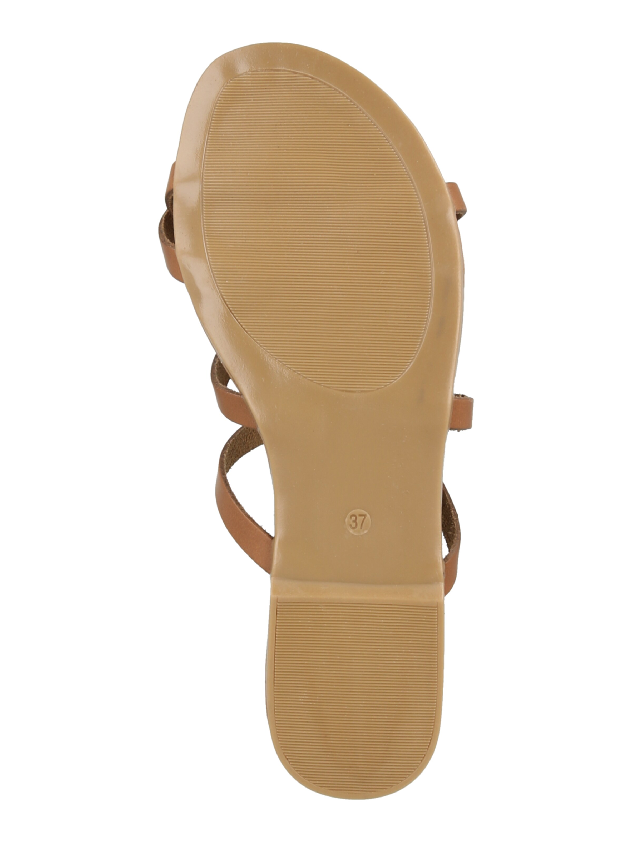 ABOUT YOU T-Bar Sandals 'Eleni' in Brown