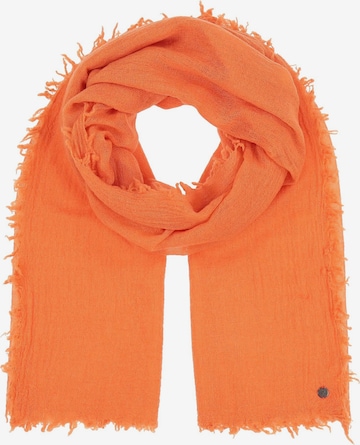 FRAAS Schal in Orange: Vorderseite