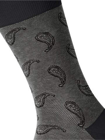 BURLINGTON Socken 'Paisley'‌‌‌‌ in Schwarz
