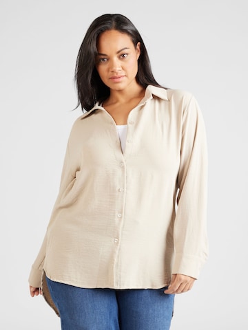 Z-One Bluse 'Go44ya' i beige: forside