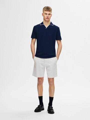 Regular Pantalon chino 'SLHKarl' SELECTED en beige