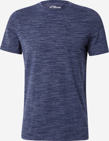 s.Oliver Тениска в синьо: отпред
