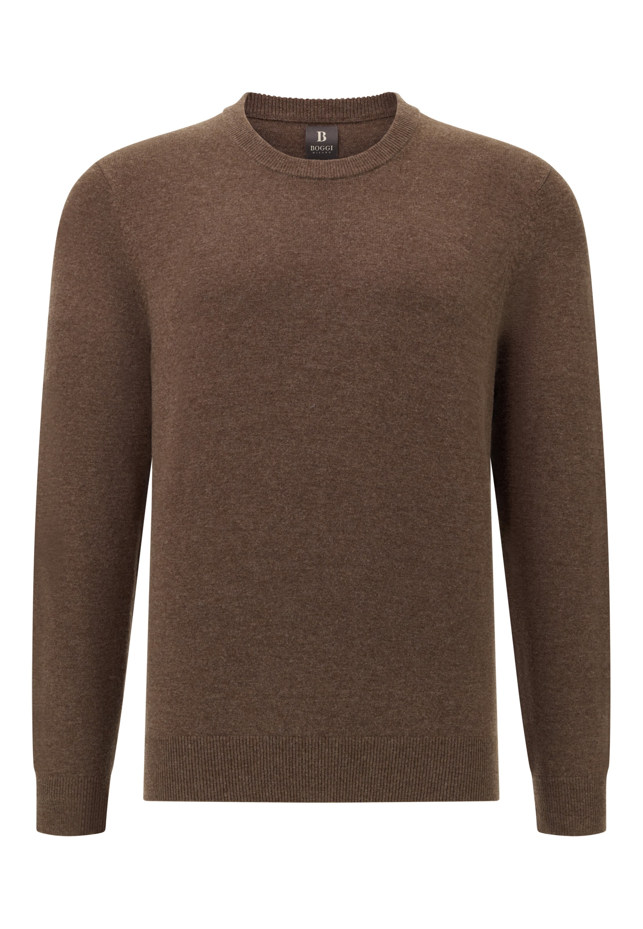 Pull-over Boggi Milano en marron : devant