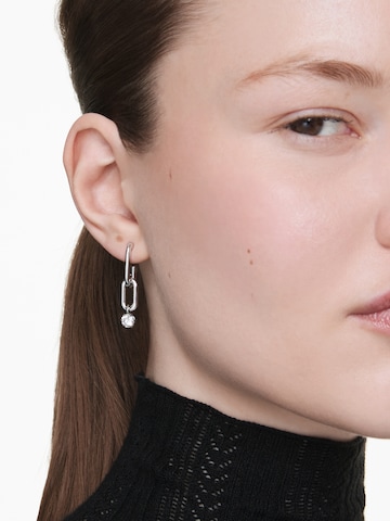 Swarovski Earrings in Silver: front