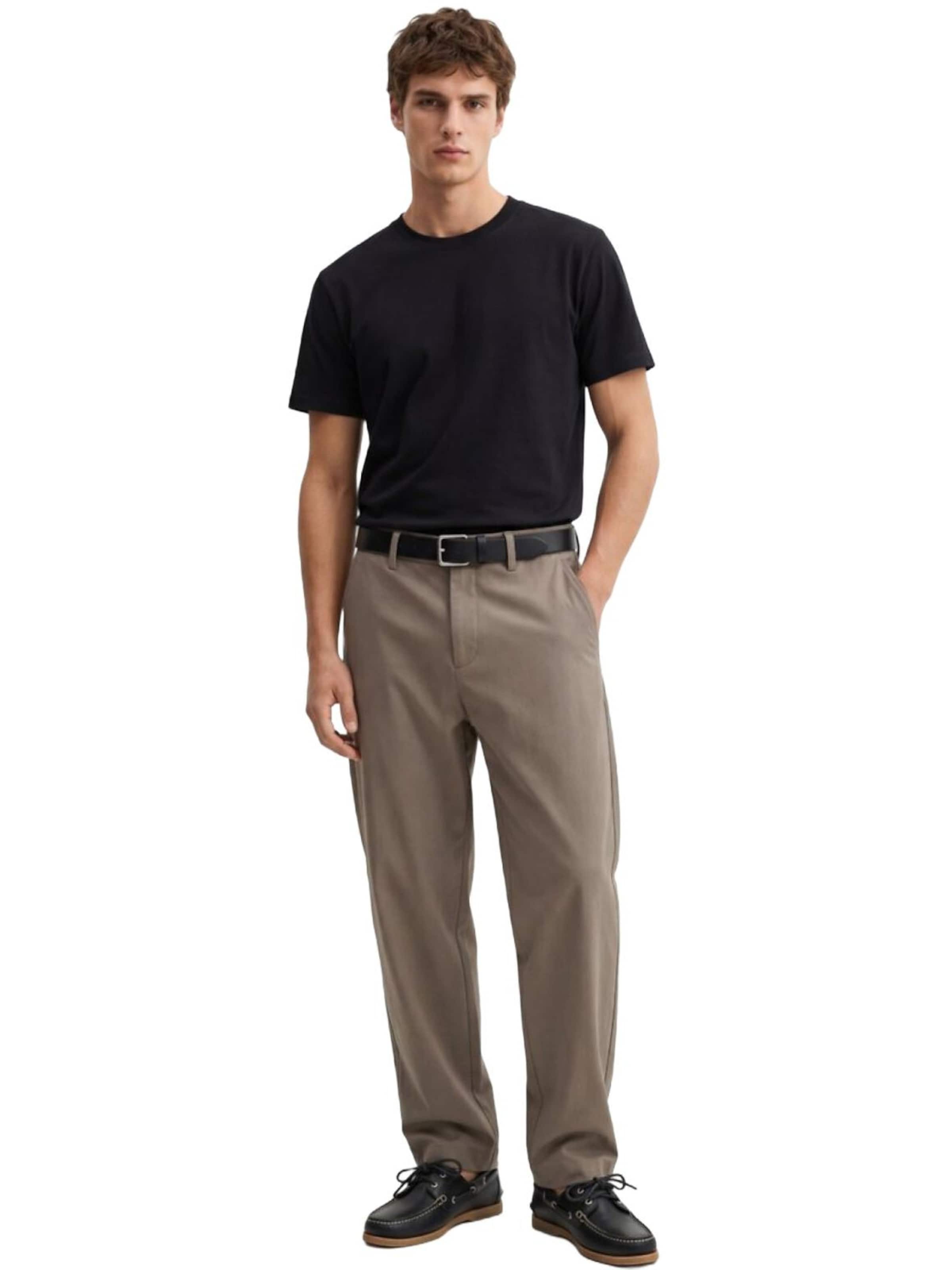 Maglietta 'LTB Jeans Herren-Piqué-T-Shirt' di LTB Jeans in nero: frontale