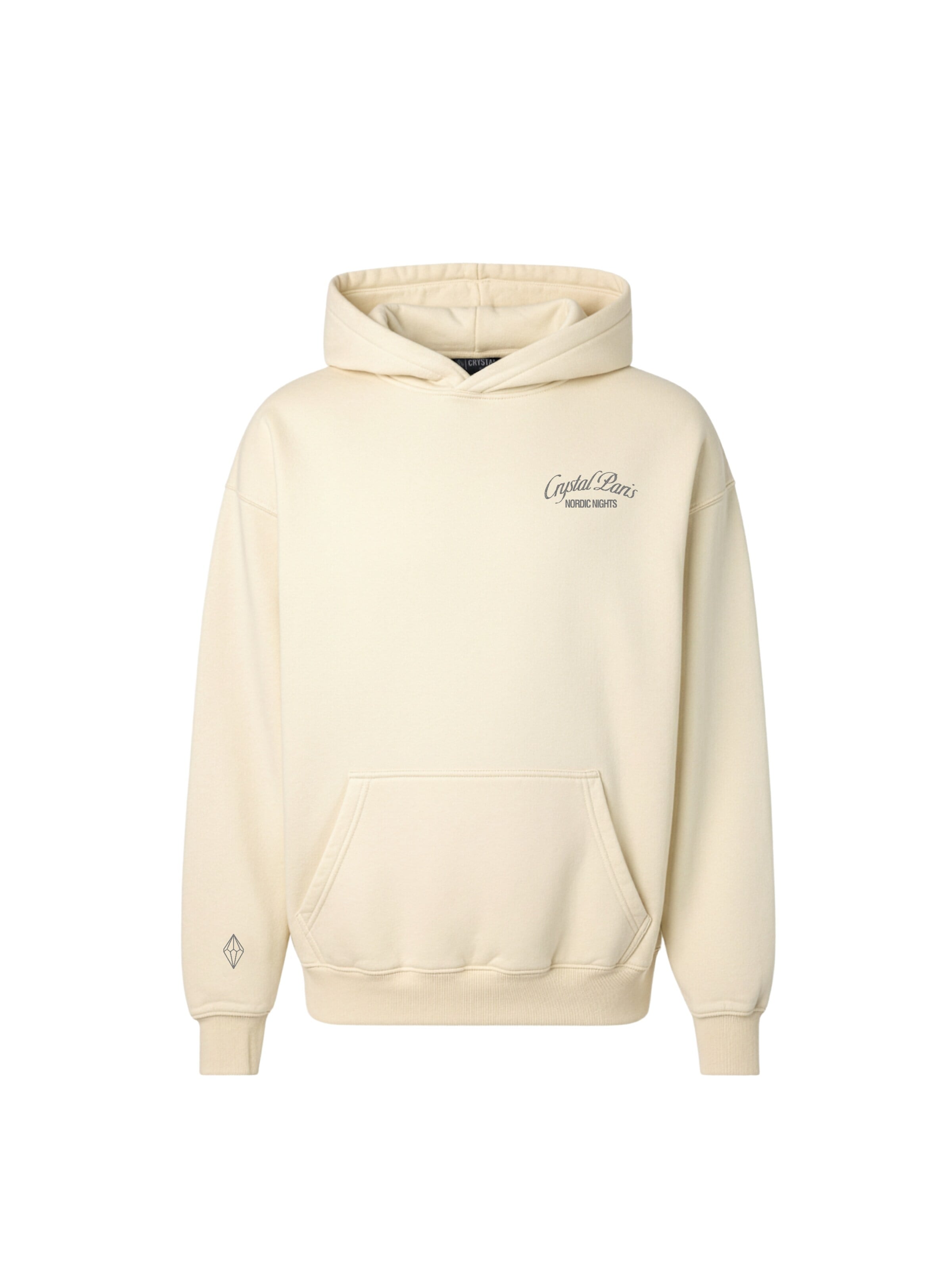 Crystal Paris Sweatshirt 'Nature'‌‌‌‌‌‌‌‌‌ in Weiß: Vorderseite