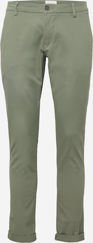 Bruun & Stengade Liibuv Püksid 'Andrik', värv roheline: eest vaates
