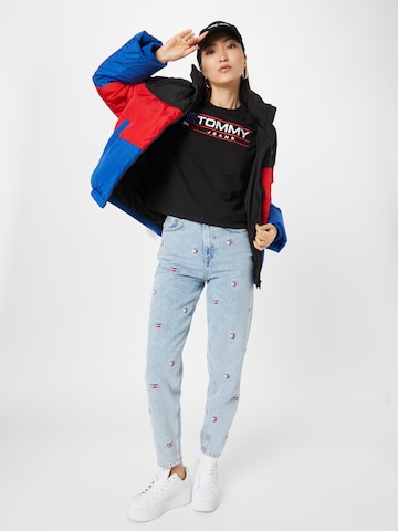 Tricou 'MODERN SPORT' de la Tommy Jeans pe negru