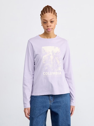 COLUMBIA Funktsionaalne särk 'Rolling Bend™', värv lilla: eest vaates