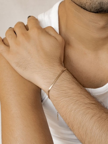 Hey Happiness Armband 'Serpent Flat' in Gold