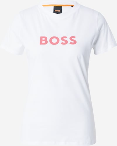 Tricou 'Elogo 5' BOSS Orange pe roz / alb, Vizualizare produs