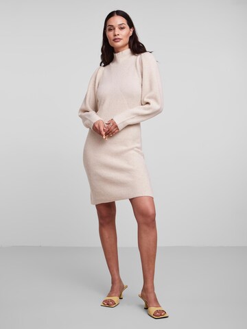 Y.A.S Knit dress 'Joha' in Beige