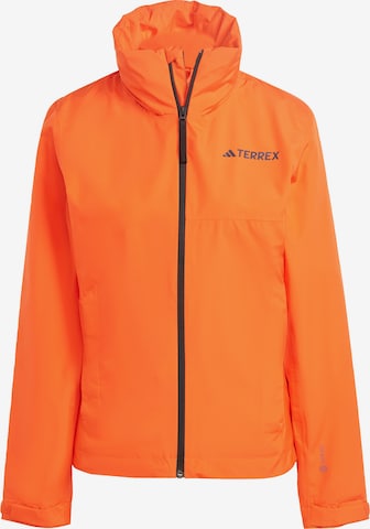 ADIDAS TERREX Zunanja jakna | oranžna barva: sprednja stran