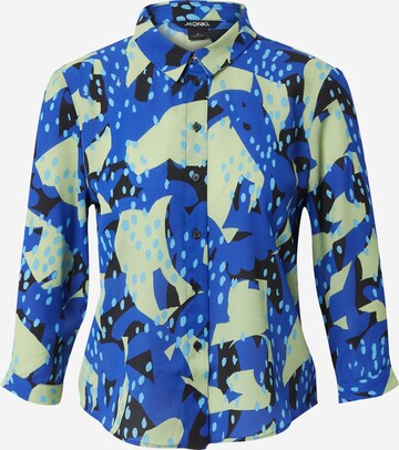 Monki - Blusa en azul: frente