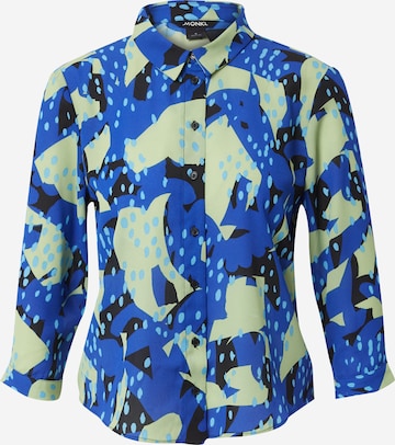 Monki Blouse in Blauw: voorkant