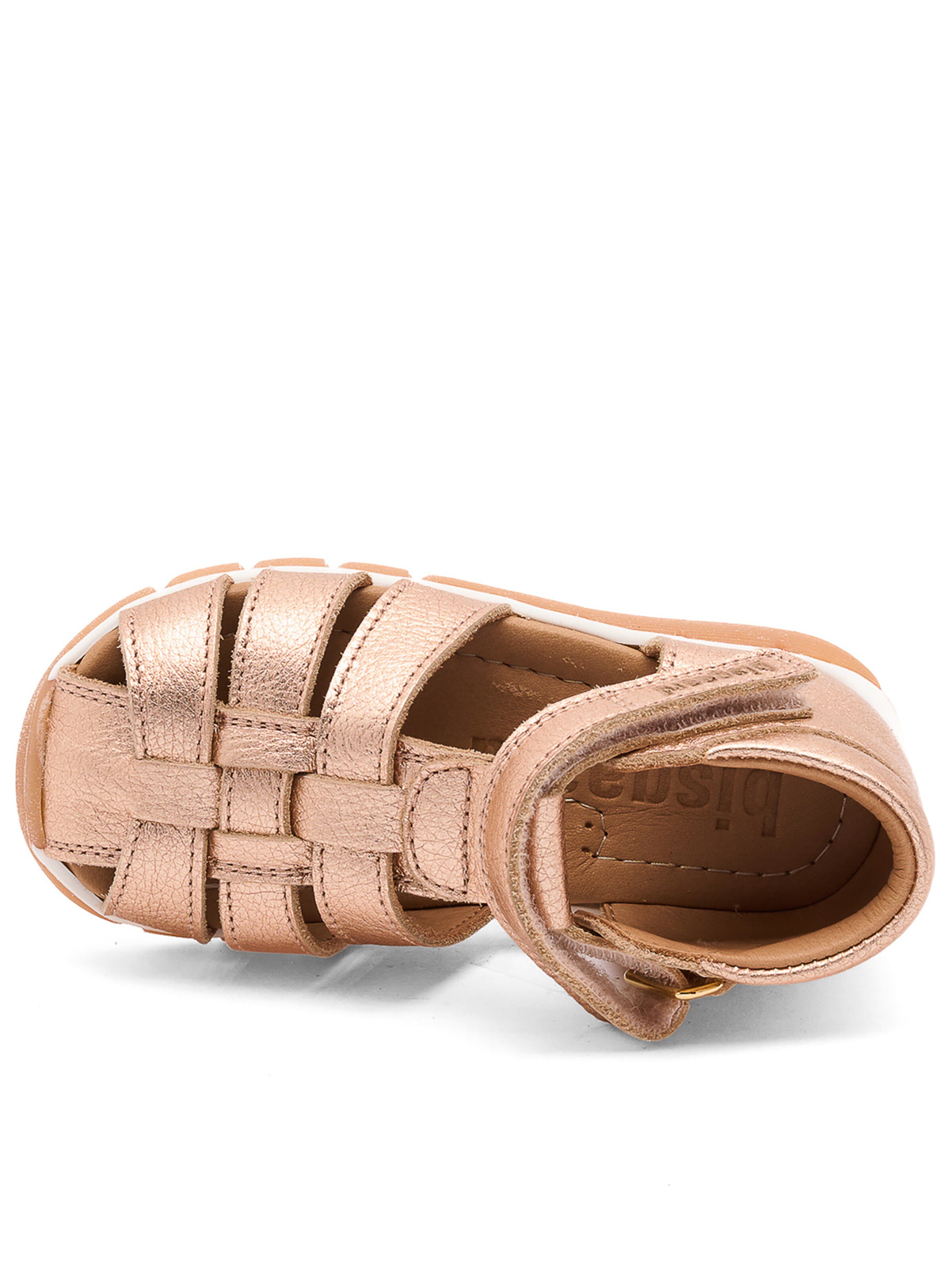 BISGAARD - Sapatos abertos 'Billie' em ouro: topo