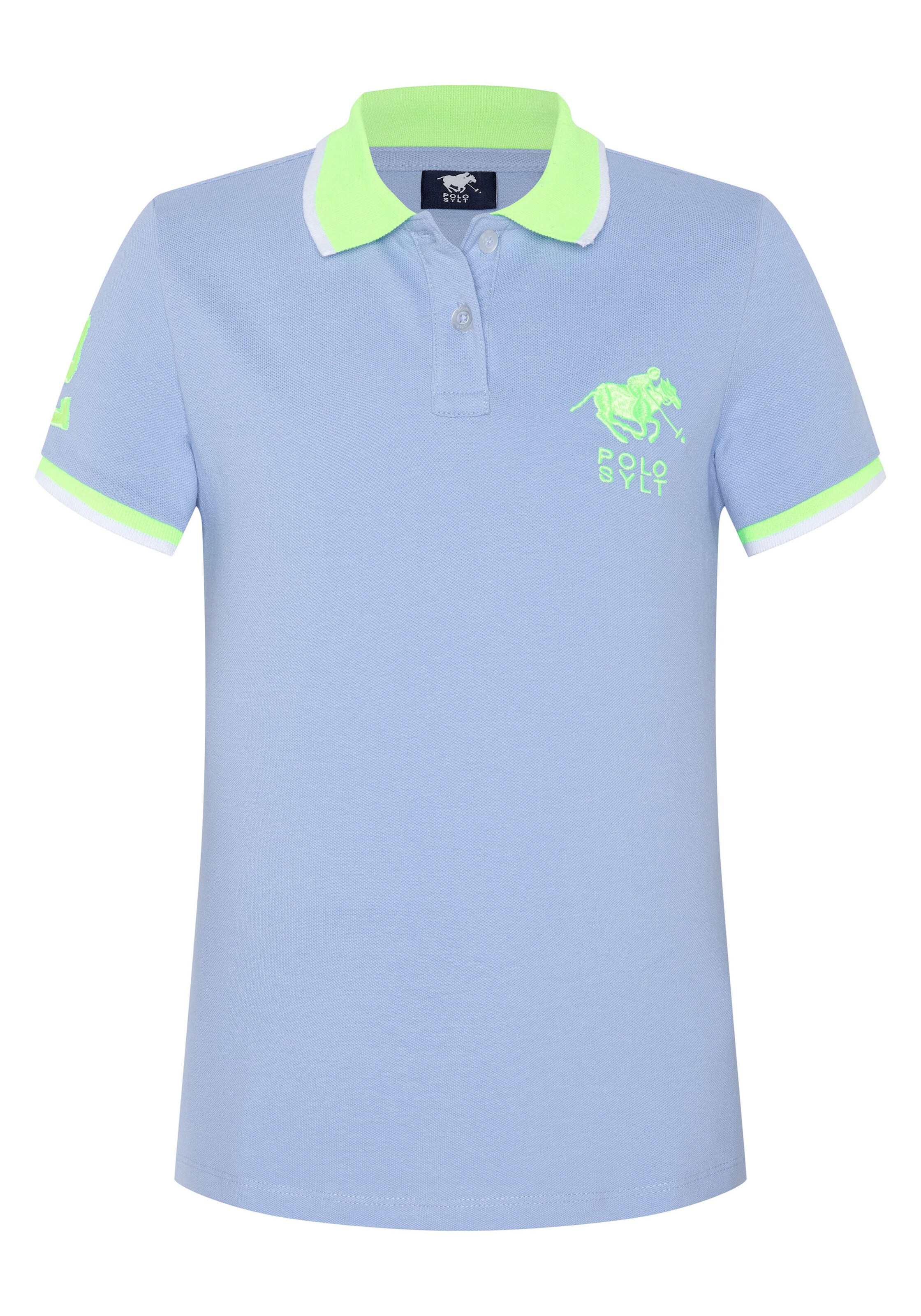 Polo Sylt Poloshirt in Blau: Vorderseite