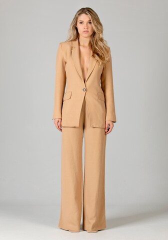 C by Stories Loose fit Pleat-Front Pants 'Rachel' in Beige