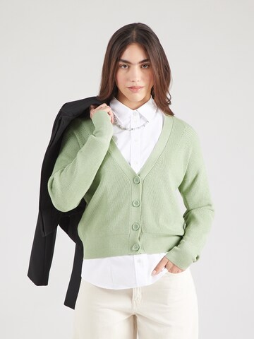 VERO MODA Gebreid vest 'VMNEW LEXSUN' in Groen: voorkant