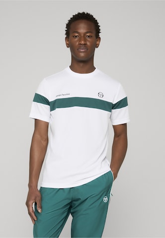 Sergio Tacchini - Camiseta 'Leone' en blanco: frente