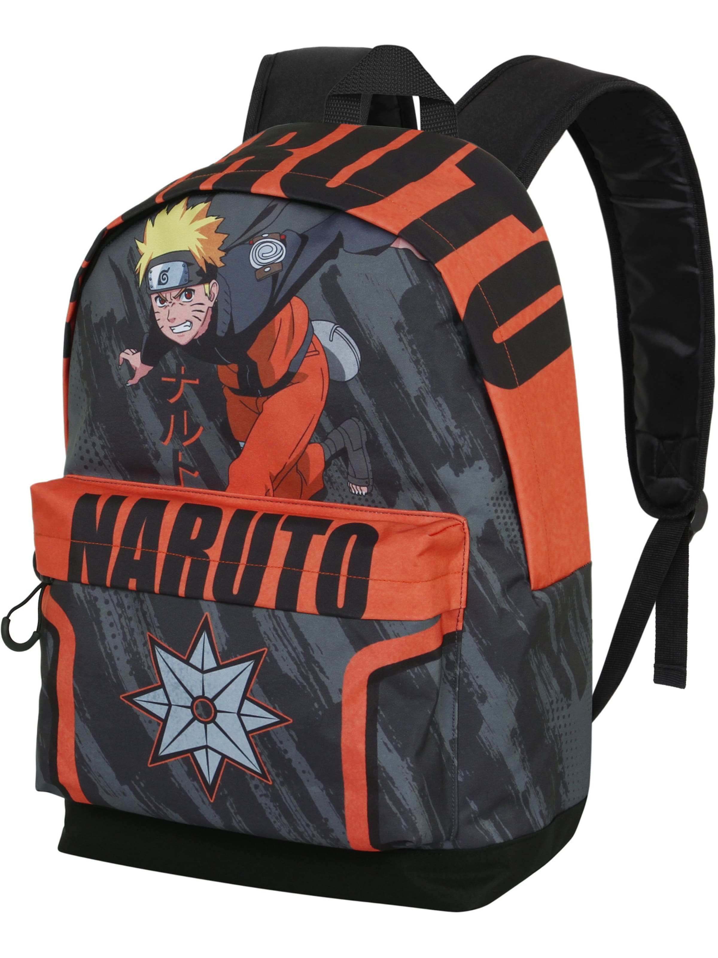 Naruto Backpack 'Shuriken' in Grey