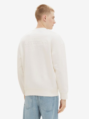 TOM TAILOR DENIM - Sweatshirt em branco