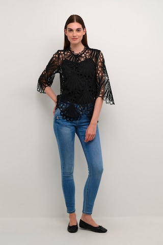 Cream Bluse 'Hilla' in Schwarz