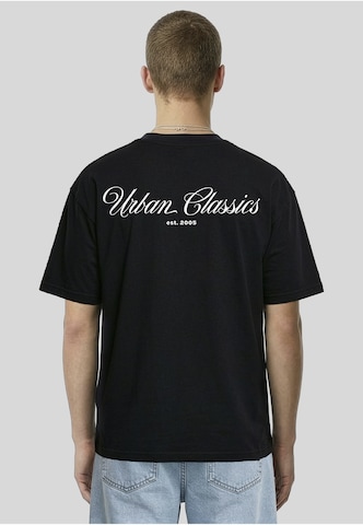 Maglietta 'Flow Script' di Urban Classics in nero